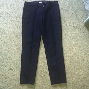 NWOT Navy Blue J. Crew 6/8 Length Dress Pants